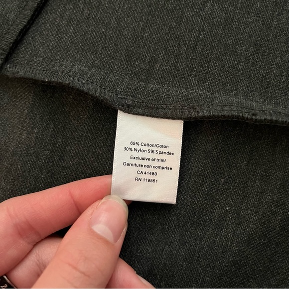 Gentle Fawn - Charcoal Overcoat with Inverted hems - Picture 7 of 9